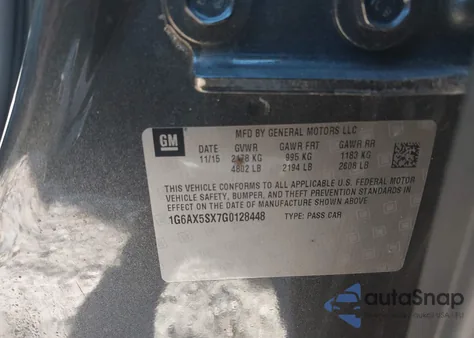 2016 Cadillac Cts Luxury Collection from USA, damaged, VIN 1G6AX5SX7G0128448